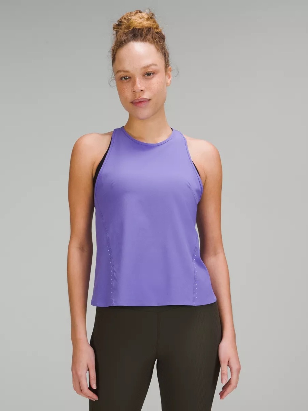 Lululemon Lightweight Stretch Running Tank Top - EUC - Sz 12 - Charged Indigo